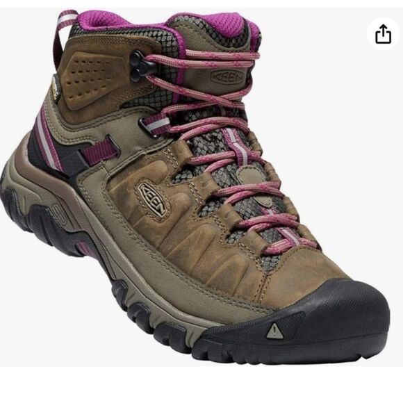 Keen women’s Targhee 3 Mid height waterproof hiking boot size 6 - Picture 2 of 16
